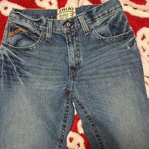 Ariat - Men's Classic Blue Relaxed Boot Cut Jeans - 30x34